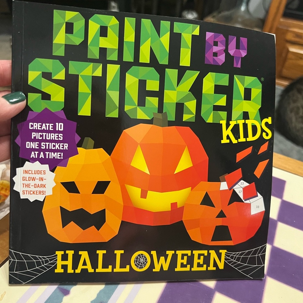 Paint by Sticker Kids Halloween Costume Activity Book